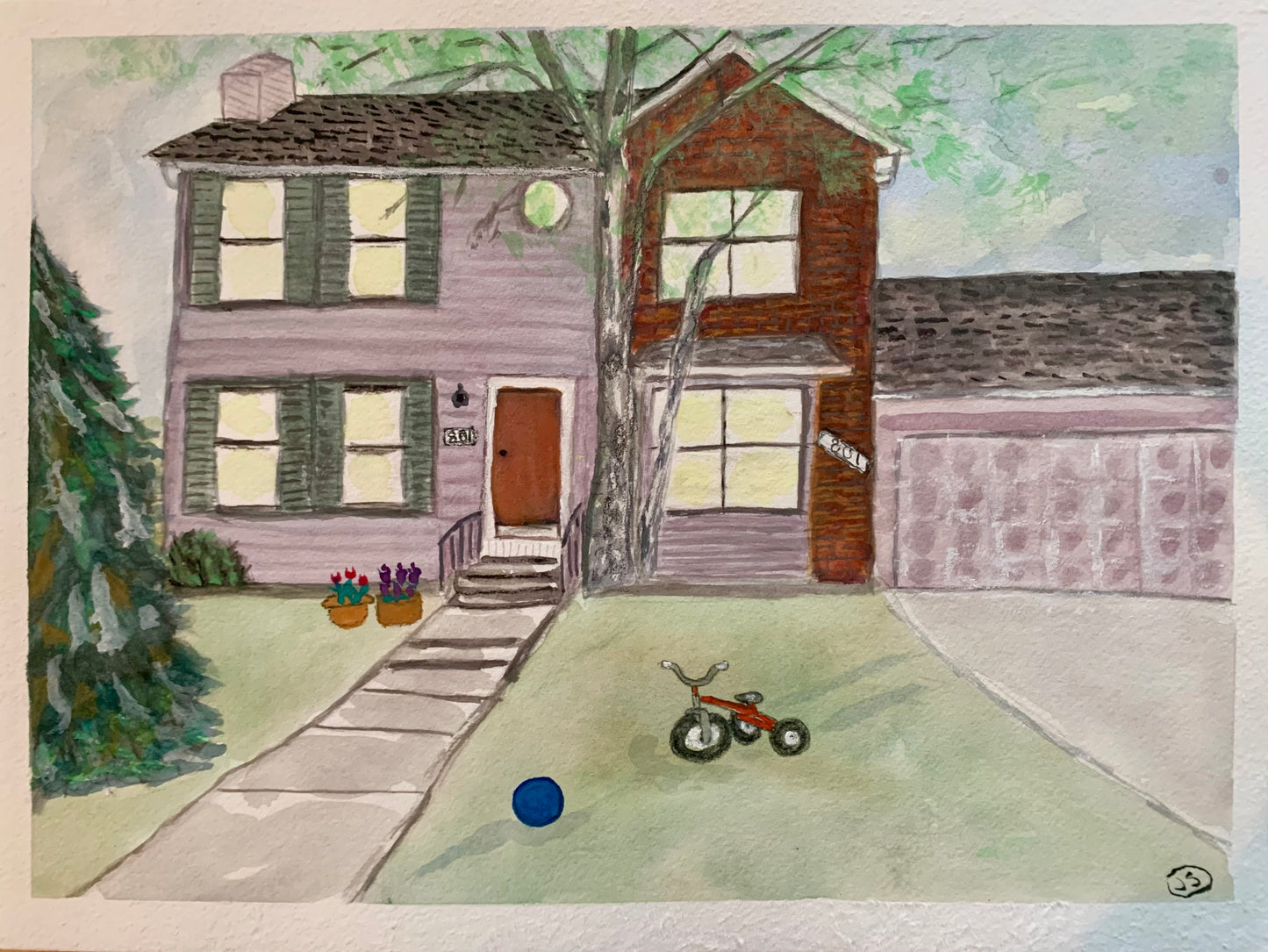 Your home in Watercolor