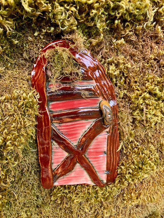 Ceramic Fairy Barn Door